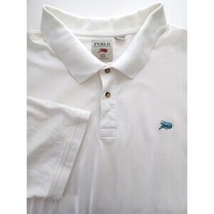 Perlis Polo Shirt Men’s 3XL Crawfish Logo Peruvian Cotton Preppy Golf Coastal